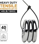 100 Pack Releasable Reusable Zip Ties Nylon Cable Heavy Duty Wire Self Locking
