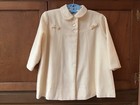 Vtg Little Girl   s Ivory Wool Coat   Hat   Joseph Magnin  Size 2t-3t