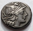 Roman Republic Pinarius Natta Silver Denarius 149 Bc Roma Victory Crawford 208 1