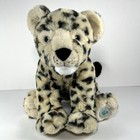 Fao Schwarz Realistic Cheetah Leopard Cub Plush 11    Sitting Stuffed Animal 2022