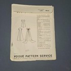 1960 s Vogue Pattern 1745 Wedding Bridesmaid Dress Size 12 Bust 32 Uncut