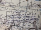 Vintage 1971 Usaf Jet Navigation Chart Europe Mediterranean Cold War Map Jnc-21n