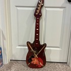 Elvis Presley Guitar Shaped Wall Clock Rock   Pop Music Decor