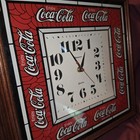 Sweet Vintage Hanover Quartz Coca Cola Wall Clock Battery Operated Works Great