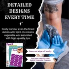 Spirit   Classic Freehand Tattoo Stencil Transfer Paper  8 5  X 11   100 She