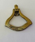 Mid Century Modern Mcm Brass Antique Drawer Vintage Pull Drop Ring Pull