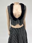 Vintage 50 s Victor Most Women s Dress Set Embroidered Peacock Felt Skirt Ww19