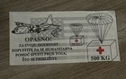 Bosnia Herzegovina Leaflet Drop Warning C-130 Aid Drop Us Armed Forces