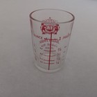 Vintage Holland House Cocktail Mix Jigger Shot Measurement Glass 1-1 2 Ounce