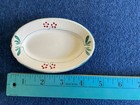 Antique Doll Toy Enamel Graniteware Oval Platter  Painted