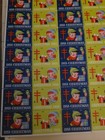 1955 Sheet Of 100 Christmas Seals Original   Unused  slight Separation In Middle
