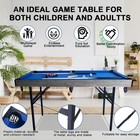 4 5ft Billiards Table Combo Set 5-in-1 Multi Game Pool Table Full Accessory