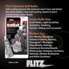 Flitz Buff Ball 4 Pack  Great For Car s  Truck s  Boat s  Cycle s   More  