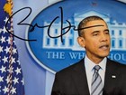 President Barack Obama The Wave Auto Autograph 8x10 Hand Signed With Coa