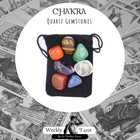 7pcs Chakra Quartz Crystal Stones Healing Energy Reiki Palm Natural Gemstone Set