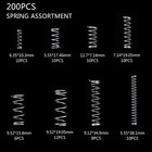 200 Pcs Heavy Steel Wire Metal Extension Spring Assortment Replacement Kit