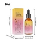 Sunless Tanning Lotion 60ml Fast-absorbing Body Tanner Sunless Face Self Tanner