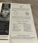 1969 South Carolina Vs Duke Football Program Gamecocks Blue Devils Vintage