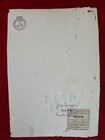 Salvador Dali Lot Of 4 Collection Drawing On Old Paper Signed Stamped