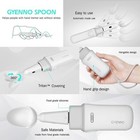 Gyenno Steady Spoon  4 7 X 1 4 X 1 2 Inches  White