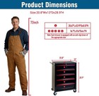 5-drawer Rolling Tool Chest  20 heavy Duty Steel Tool Cabine Tool Storage Box