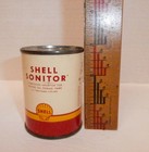 Vintage Shell Sonitor Corrosion Inhibitor Full  4oz Can Nos Gas  Oil Advertising