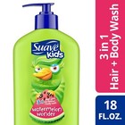 Suave Kids 3in1 Shampoo Conditioner Body Wash For A Tear-free Shower Or Bath