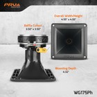 2x Prv Wg175ph 150w 8 Ohm Car Audio Tweeter   Horn Driver Dt175ph-s   Wg11-25