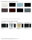 2025 Cadillac Lyriq Factory Exterior   Interior Colors Selections Brochure New  