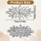 Marquise Rhinestone Brooch Pin  Silver Horse-eye Brooch Pins For Women