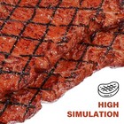 Yardwe 2pcs Artificial Fake Steak Simulation Food Cooked Roast Brown 