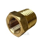 10 Pack 1 4  Male X 1 8  Female Npt Hex Reducer Bushing Adapter Pipe Fitting