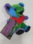 Vtg  1998 Grateful Dead Franklin 7    Bean Bear Plush By Liquid Blue Franklin