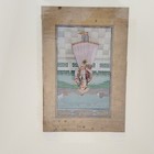 One Of A Collection Of Antique Persian Or Indian Miniatures Manuscript On Paper