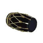 Indian Hand Percussion Black Velvet Dholak Good Sound With Cover For Bhajan 1
