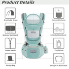 Baby Carrier Ergonomic Infant Carrier With Hip Seat Kangaroo Bag Soft Baby Carri