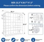 Wd28x31819 Wd28x10284 Replacement Lower Dishwasher Rack Compatible With Ge
