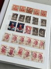 Vintage Stampbook Album Over 190 International Postage Stamps Hong Kong   China