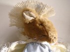 Vintage Eden Plush Beatrix Potter Lady Mouse Stuffed Animal 11    Dress cloak  hat
