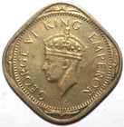 India British - 2 Annas Coin 1943 - Km  541a - King George Vi Two
