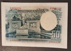 Spain _ 50 Pesetas Banknote _   colour Change Gone Wrong   - 1935 _ Uncirculated
