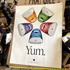 Apple Imac G3  yum  Think Different Advertising Poster White multicolor