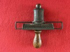 Antique Nutmeg Spice Grater Grinder Wheel Crank Cylinder Wood Knob Vintage