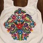 Fiesta Mexican Embroidery Blouse  Measured  Women   s Size Small  No Tags 