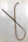 Natural Leather Powder Horn Strap With Brass Buckle