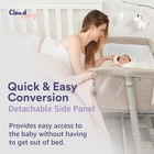Cloud Baby Bedside Sleeper Bassinet  Bed Crib For Infant And Newborn  Portable
