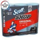 Blue Shop Towel Cleaning Wipes 3-pack   Bundle Of 9 Rolls