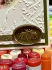 Handmade Card Kit Stampin Up  Christmas Ornament Elk Peaceful Wax Seal Stamp