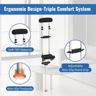 Pain Free Knee Crutch With Safety Kneepads ergonomic Knee Crutches
