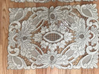 Madeira Linen Placemats Vintage Set 4 Dense Cutwork   Embroidery Ecru Excellent